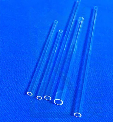 Tubo di quarzo trasparente resistente alle alte temperature