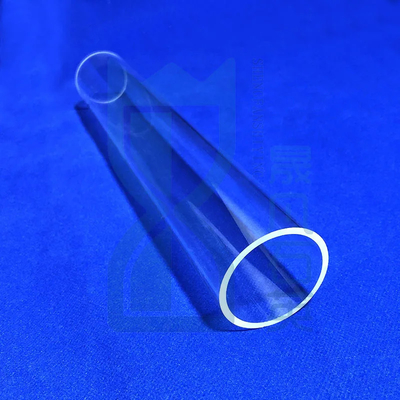 Tubo di quarzo trasparente resistente alle alte temperature