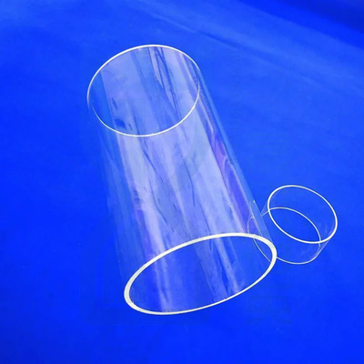 Tubo di quarzo trasparente resistente alle alte temperature