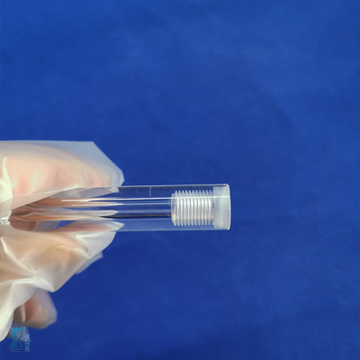 tubo di filo di quarzo di laboratorio sigillato ad alta purezza ad alta temperatura su misura