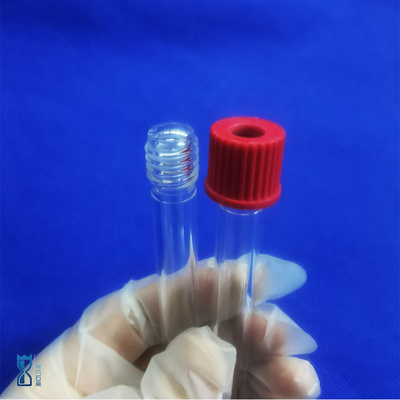 tubo di filo di quarzo di laboratorio sigillato ad alta purezza ad alta temperatura su misura