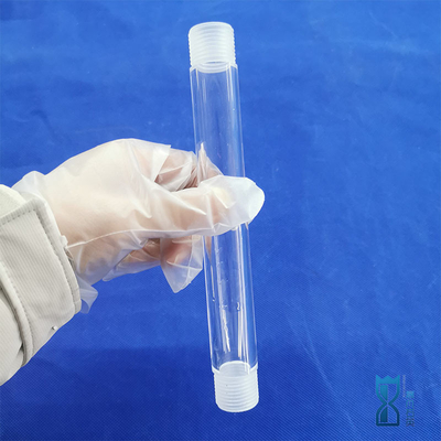 tubo di filo di quarzo di laboratorio sigillato ad alta purezza ad alta temperatura su misura