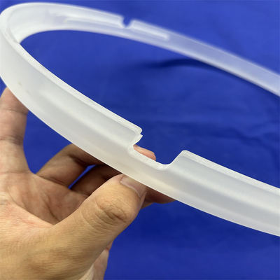 Flancheria di quarzo per tubi di quarzo resistente alla corrosione di alta qualità