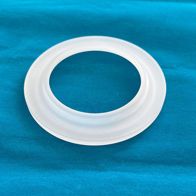 Flancheria di quarzo per tubi di quarzo resistente alla corrosione di alta qualità