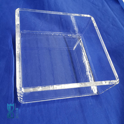Fabbrica di crogiolo di vetro di quarzo resistente alla corrosione su misura di laboratorio