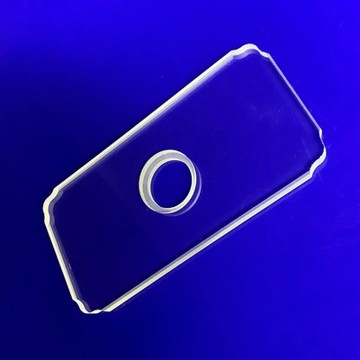 Fogli di vetro di quarzo perforato resistenti alla corrosione su misura professionale