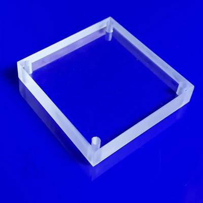 Fogli di vetro di quarzo perforato resistenti alla corrosione su misura professionale