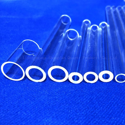 Tubo di quarzo trasparente per semiconduttori e applicazioni ottiche