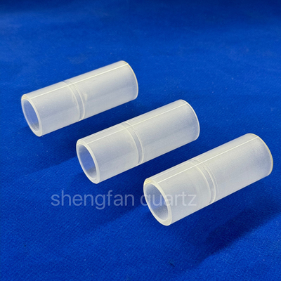 Finitura CNC di tubi di quarzo opachi resistenti alla corrosione