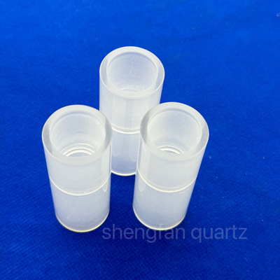 Finitura CNC di tubi di quarzo opachi resistenti alla corrosione