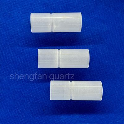 Finitura CNC di tubi di quarzo opachi resistenti alla corrosione