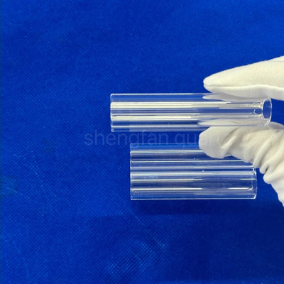 Tubo di quarzo trasparente resistente alle alte temperature