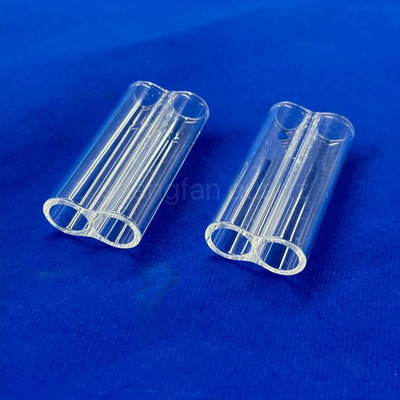 Tubo di quarzo trasparente resistente alle alte temperature