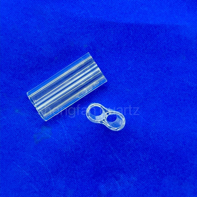 Tubo di quarzo trasparente resistente alle alte temperature
