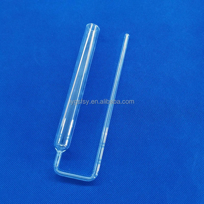 Tubo di quarzo trasparente resistente alla corrosione