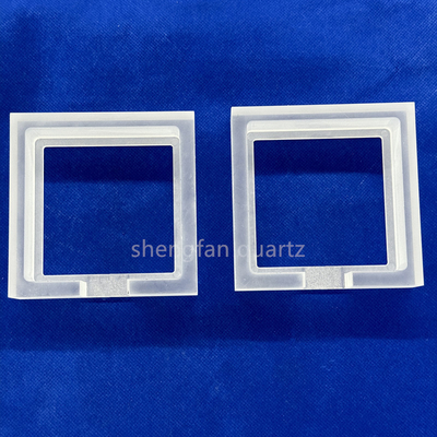 Finitura CNC di prodotti in quarzo opaco a temperatura elevata e resistenti alla corrosione su misura
