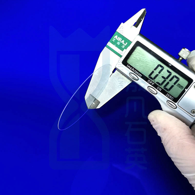 Finestra di quarzo ad alta trasmissione luminosa UV ultra sottile