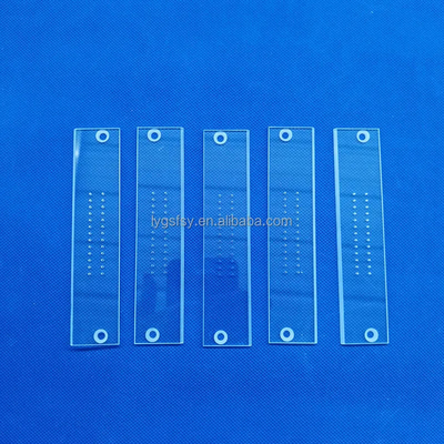 Fogli di perforazione in quarzo trasparente UV personalizzati