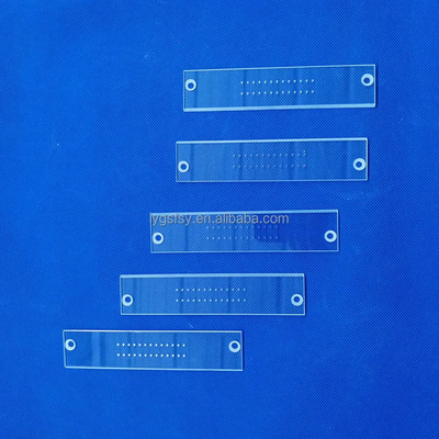 Fogli di perforazione in quarzo trasparente UV personalizzati