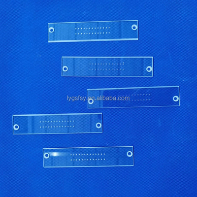 Fogli di perforazione in quarzo trasparente UV personalizzati