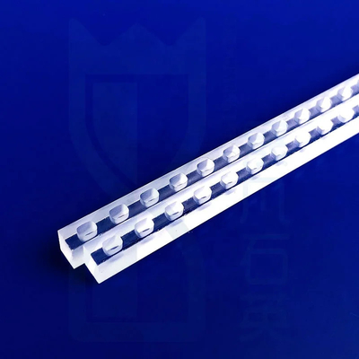 Laminato di quarzo perforato trasparente UV su misura professionale
