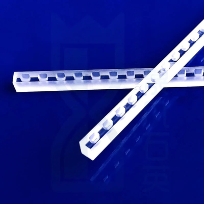Laminato di quarzo perforato trasparente UV su misura professionale