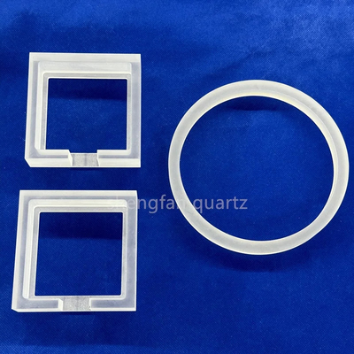 Anello di quarzo opaco su misura professionale resistente alle alte temperature