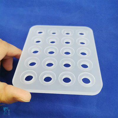 Fogli di quarzo perforati opachi personalizzati resistenti alle alte temperature