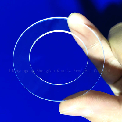 Parti di vetro di quarzo per foratura e scanalatura quadrata rotonda resistente alle alte temperature su misura CNC