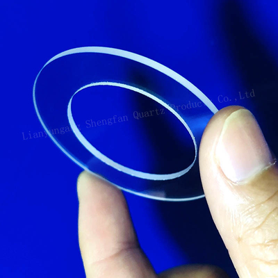 Parti di vetro di quarzo per foratura e scanalatura quadrata rotonda resistente alle alte temperature su misura CNC