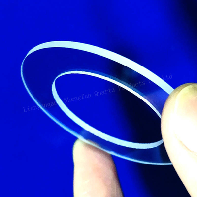Parti di vetro di quarzo per foratura e scanalatura quadrata rotonda resistente alle alte temperature su misura CNC