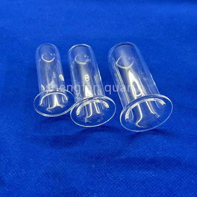 tubo di prova di quarzo di alta purezza trasparente resistente agli acidi e agli alcali su misura professionale