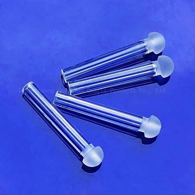 Tubo di quarzo per lampadina resistente alle alte temperature su misura