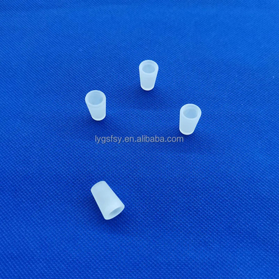Parti di quarzo perforato opaco su misura professionale resistenti alle alte temperature