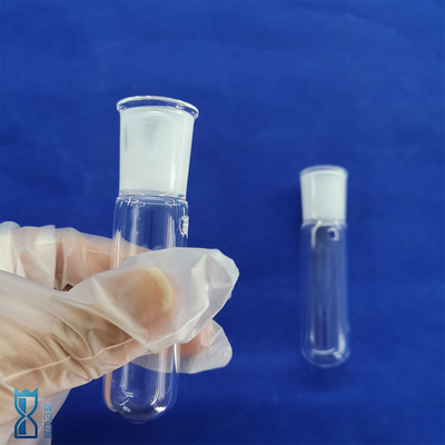 Tubo di vetro di quarzo trasparente a vite resistente al calore Cappa di filo di vite Illuminazione ottica di laboratorio