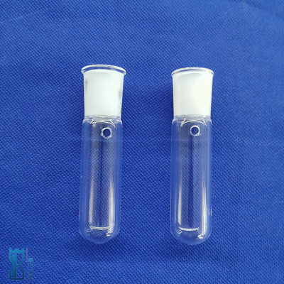 Tubo di vetro di quarzo trasparente a vite resistente al calore Cappa di filo di vite Illuminazione ottica di laboratorio