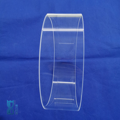 Anelli di quarzo lucidato trasparente resistenti ad alte temperature e corrosione possono essere personalizzati