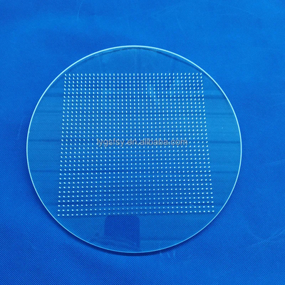 Fabbrica carta di vetro laser perforata ad alta purezza a base di quarzo