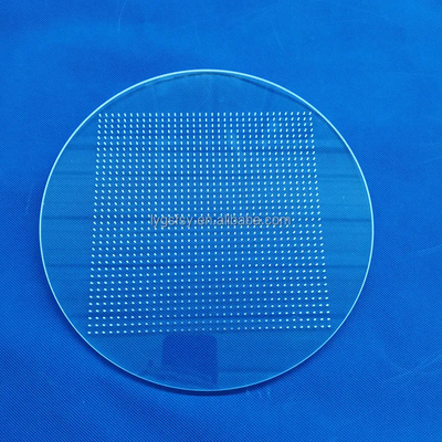 Fabbrica carta di vetro laser perforata ad alta purezza a base di quarzo