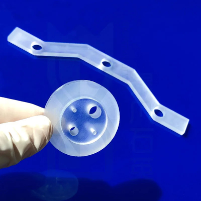Parti a forma di quarzo perforato di alta purezza ottica