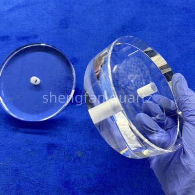 Fabbrica carta di vetro laser perforata ad alta purezza a base di quarzo