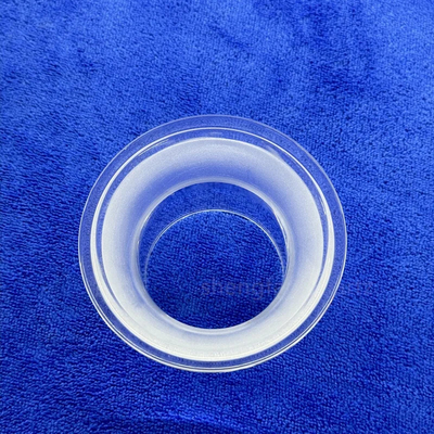 Professionale Custom Quartz Flanged tubo ad alta temperatura di alta purezza