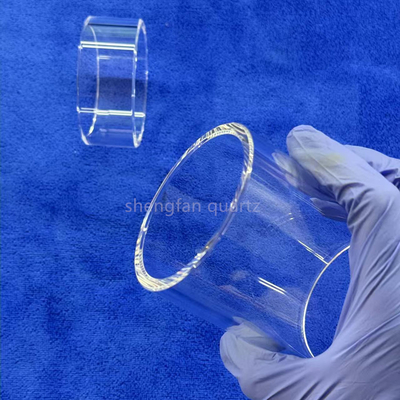 Tubo di silice fuso a infrarossi personalizzato resistente al calore ad alta purezza