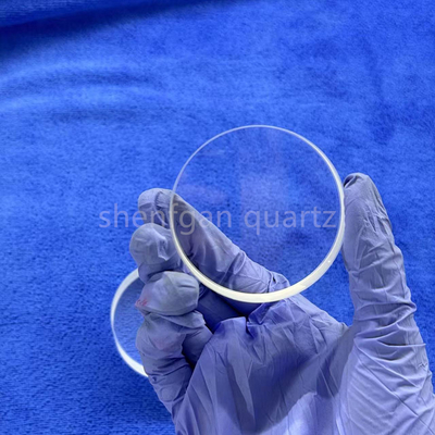 Wafer di quarzo fuso trasparente ad alta penetrazione per semiconduttori
