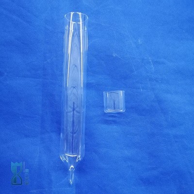 SiO2 Laboratorio trasparente di silice e quarzo tubi di prova di fine di sigillamento
