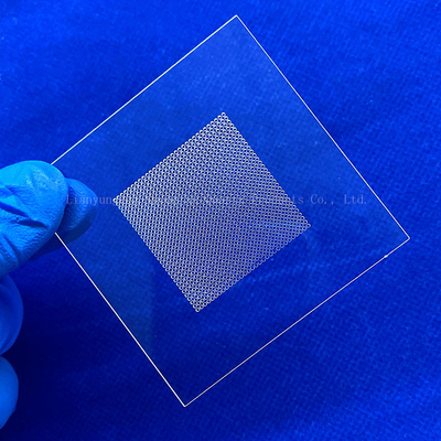 99.99% Placca di quarzo ad alta purezza, scanalatura laser, fuso di silice, vetro di quarzo, vetro di vetro, vetro di quarzo