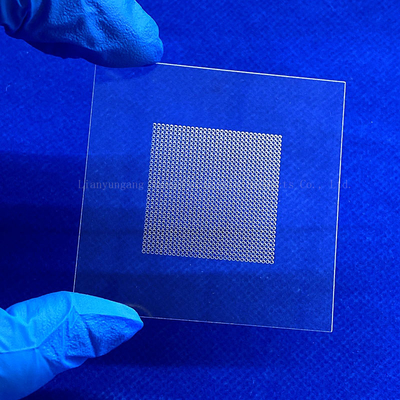 99.99% Placca di quarzo ad alta purezza, scanalatura laser, fuso di silice, vetro di quarzo, vetro di vetro, vetro di quarzo