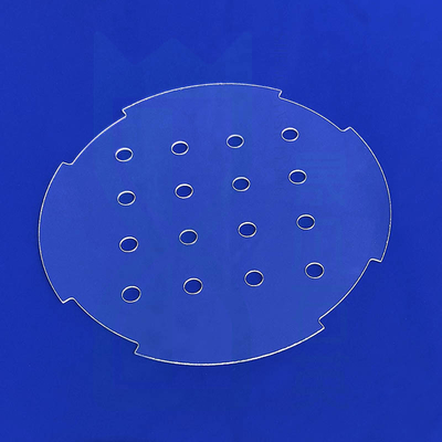 99.99% Placca di quarzo ad alta purezza, scanalatura laser, fuso di silice, vetro di quarzo, vetro di vetro, vetro di quarzo