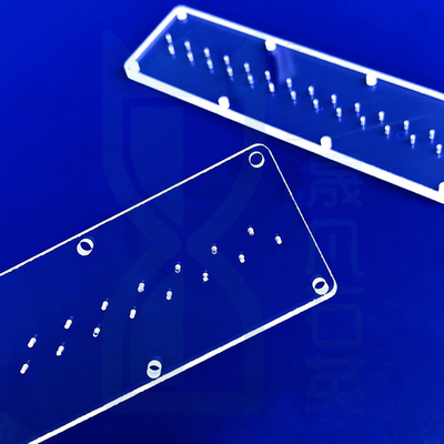 Dischi di quarzo perforati a laser