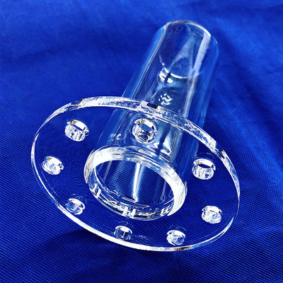 Saldatura e perforazione di flange di quarzo